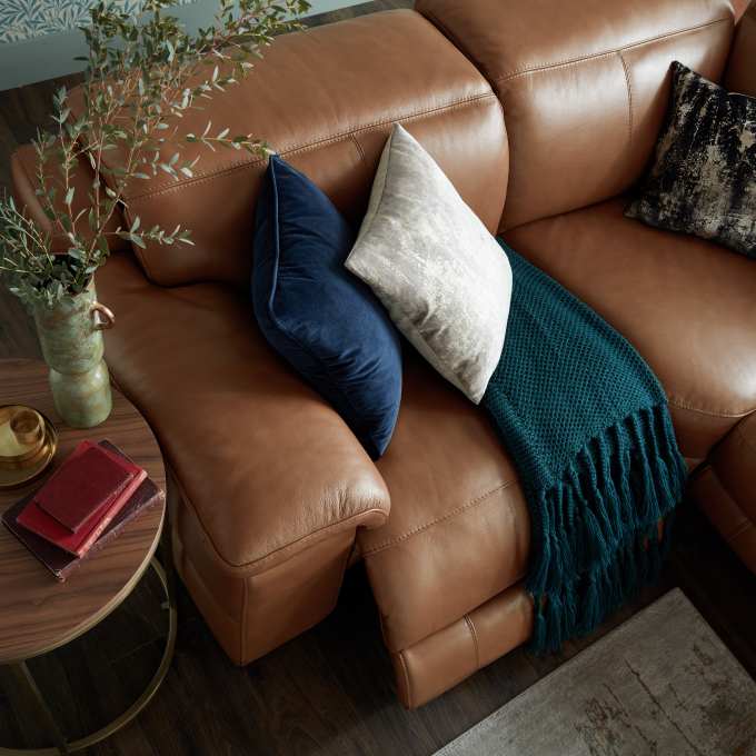 Relaxed Embossed Leather