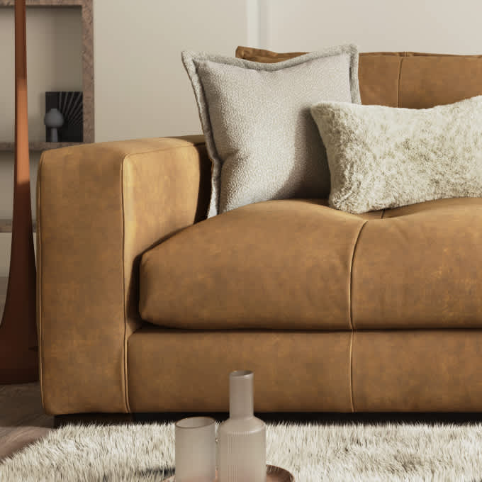 Relaxed Natural Grain Leather