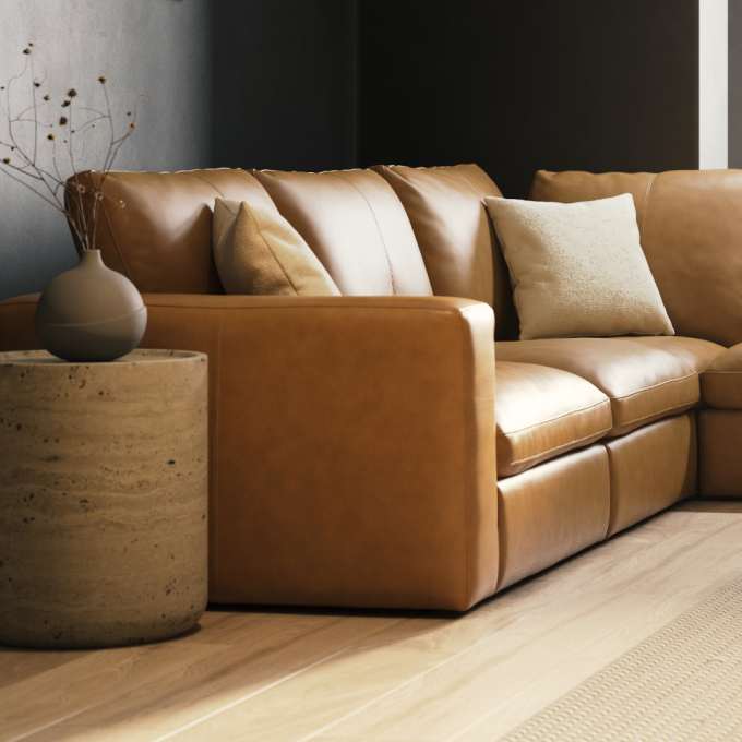 Relaxed Soft Leather