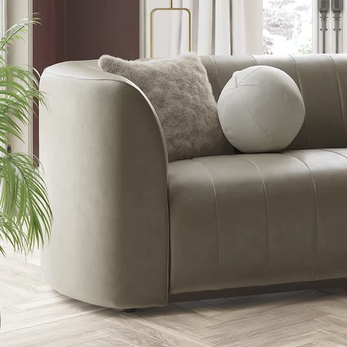 Relaxed Natural Grain Leather