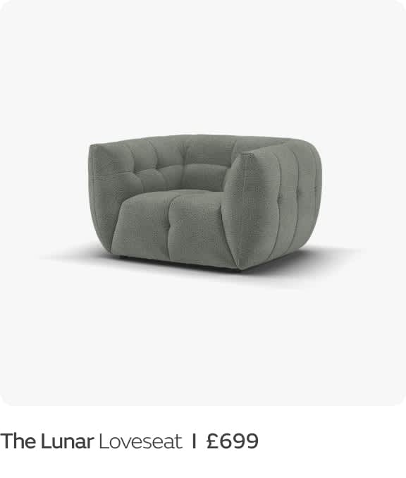 Lunar loveseat