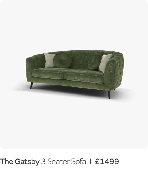 The Gatsby 3 seater sofa