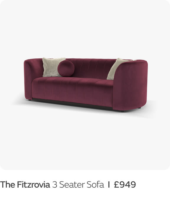 Fitzrovia 3 seater sofa