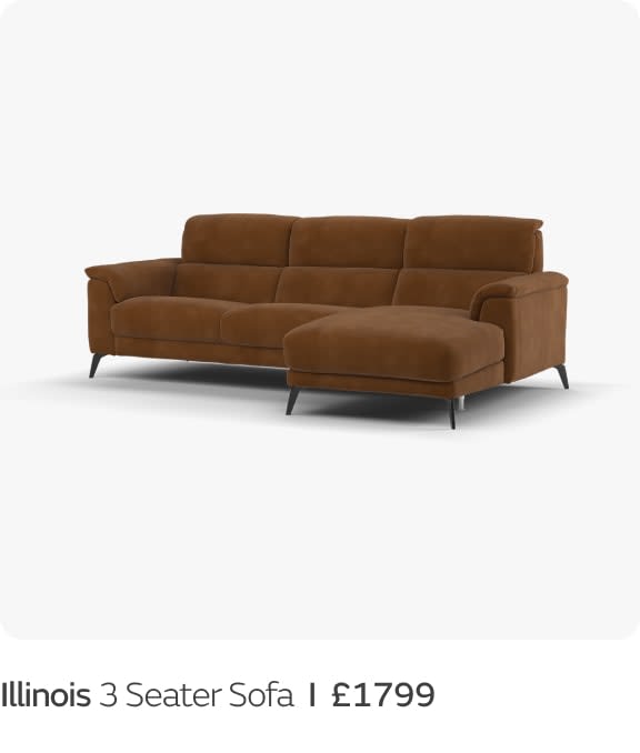 Illinois 3 seater sofa