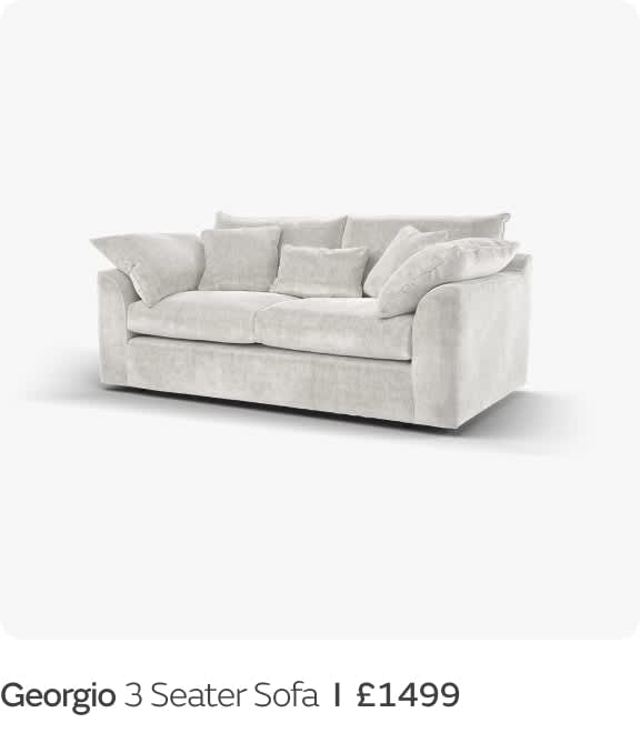 Georgio 3 Seater Sofa  I  £1499