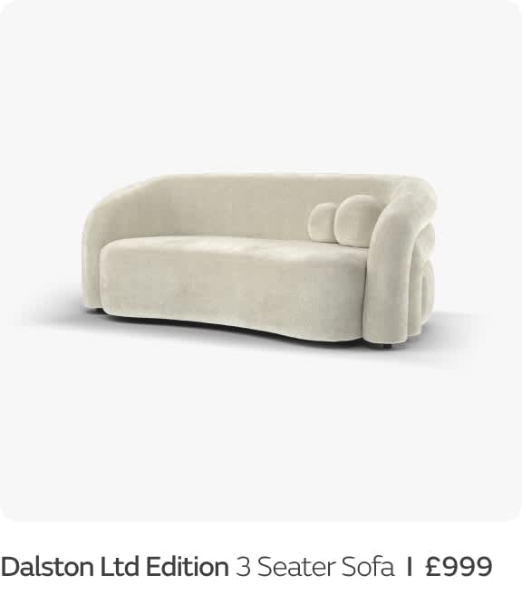 Dalston Ltd Edition 3 Seater Sofa  I  £999