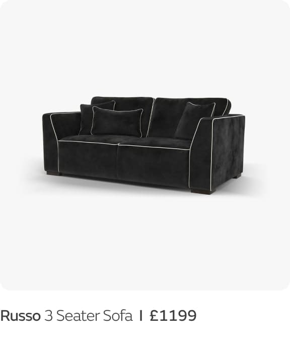 Russo 3 Seater Sofa  I  £1199