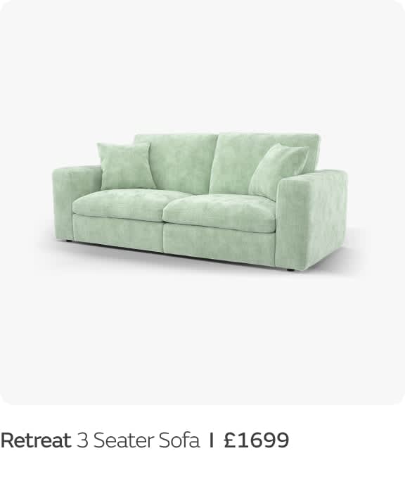 Retreat 3 Seater Sofa  I  £1699