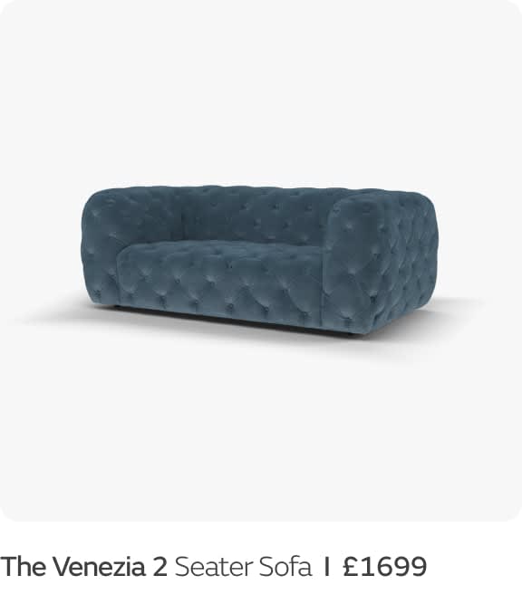 The Venezia 2 Seater Sofa  I  £1699