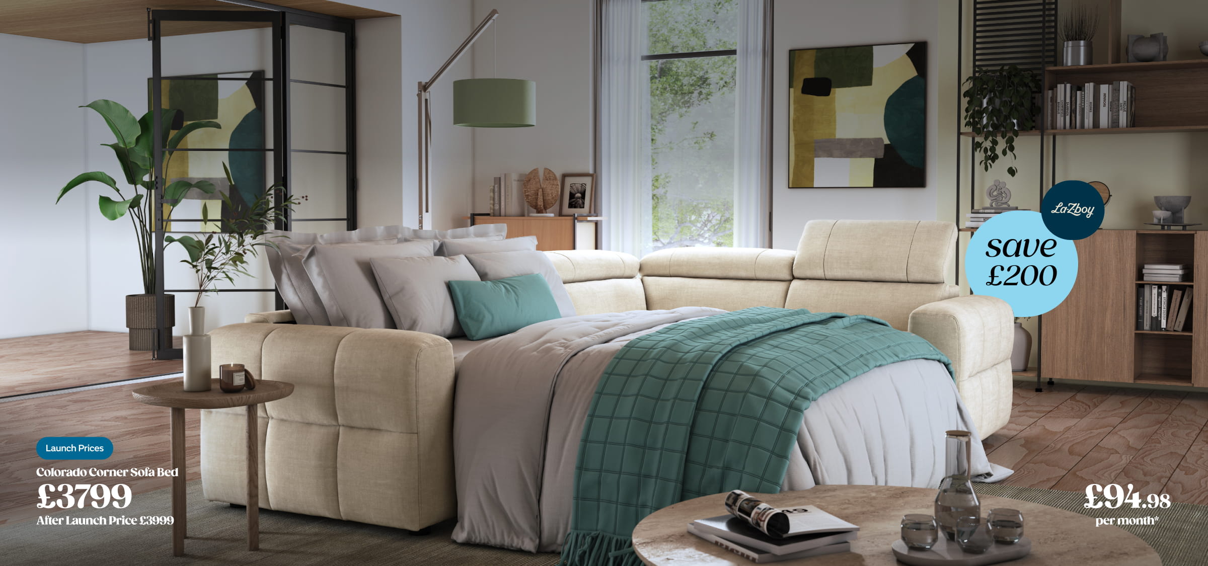 Colorado Corner Sofa £3799. After Launch Price £3999