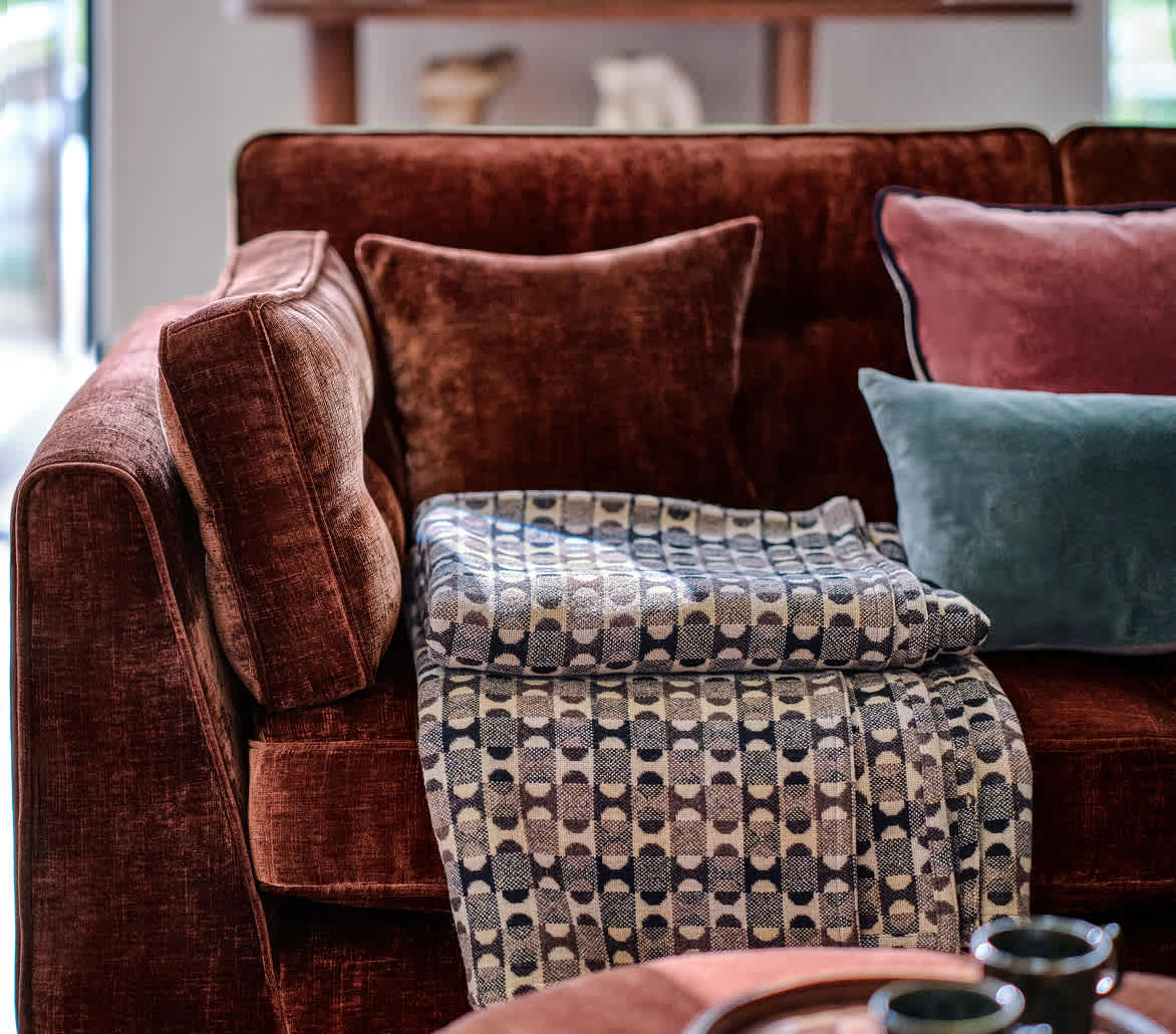 Red sofa