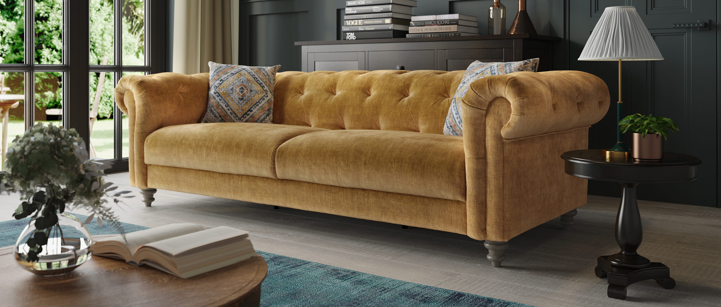 Choose a Victorian sofa that sets the tone