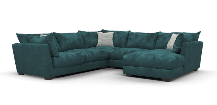 Dark blue sofa