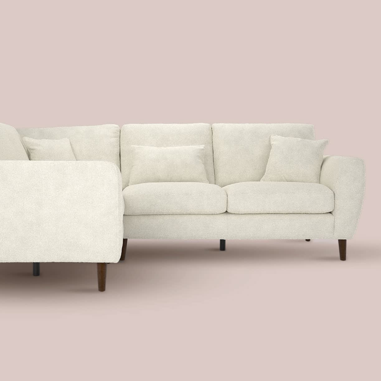White corner sofa