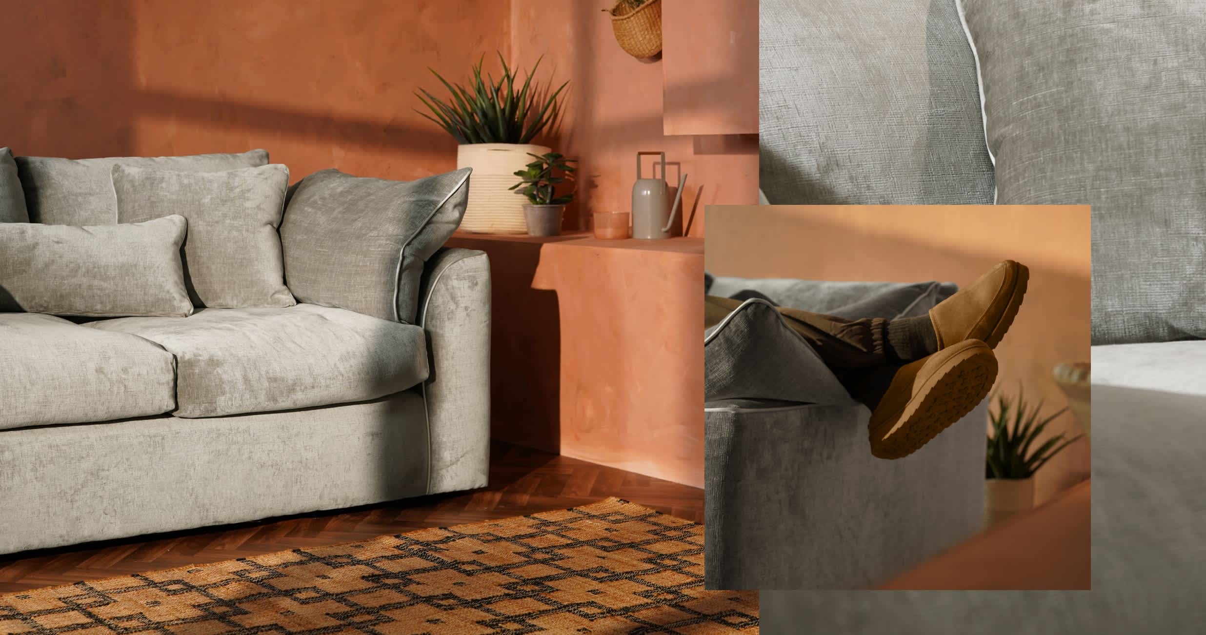 What interior style is chenille a good choice for?