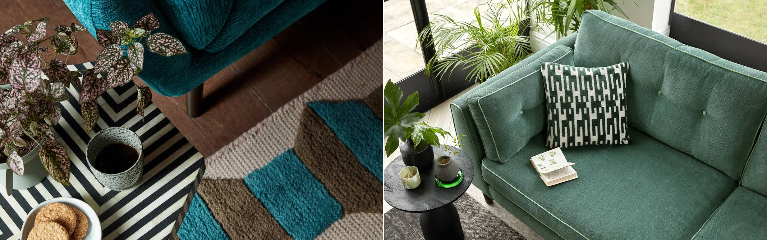 Finish with floral or geometric patterns