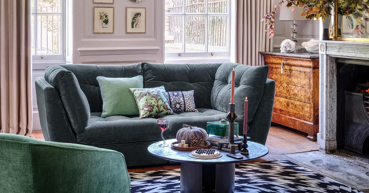 3. Add ‘low-profile’ pieces of furniture or slim silhouettes