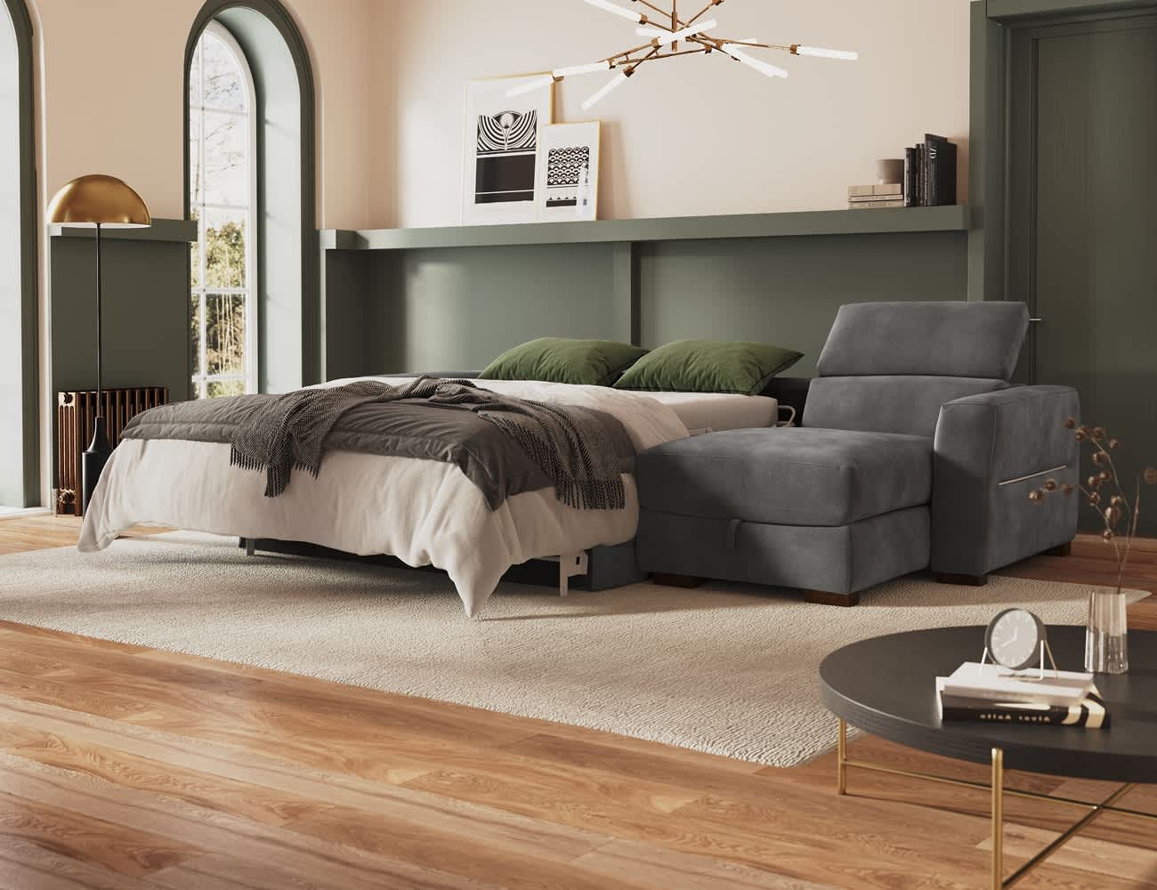 2. Opt for multifunctional furniture