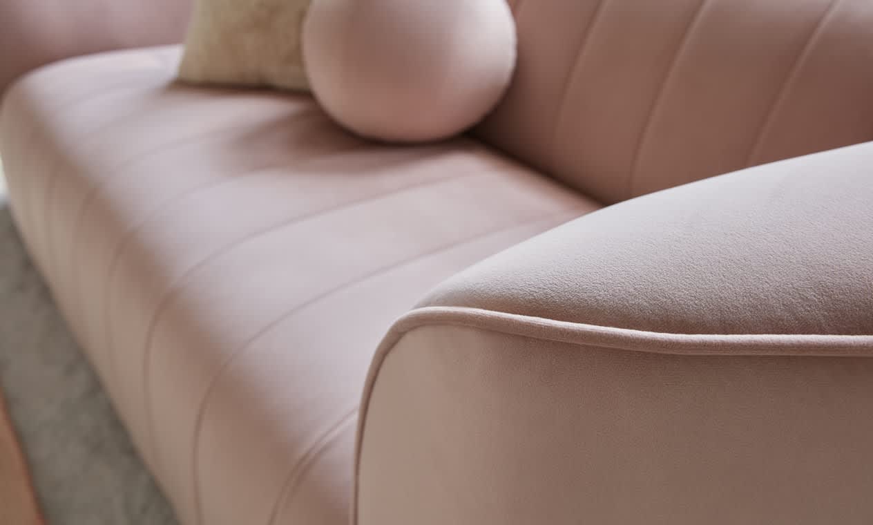 Velvet sofas