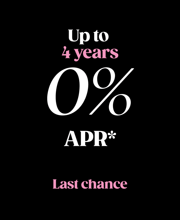 Up to 4 years 0% APR