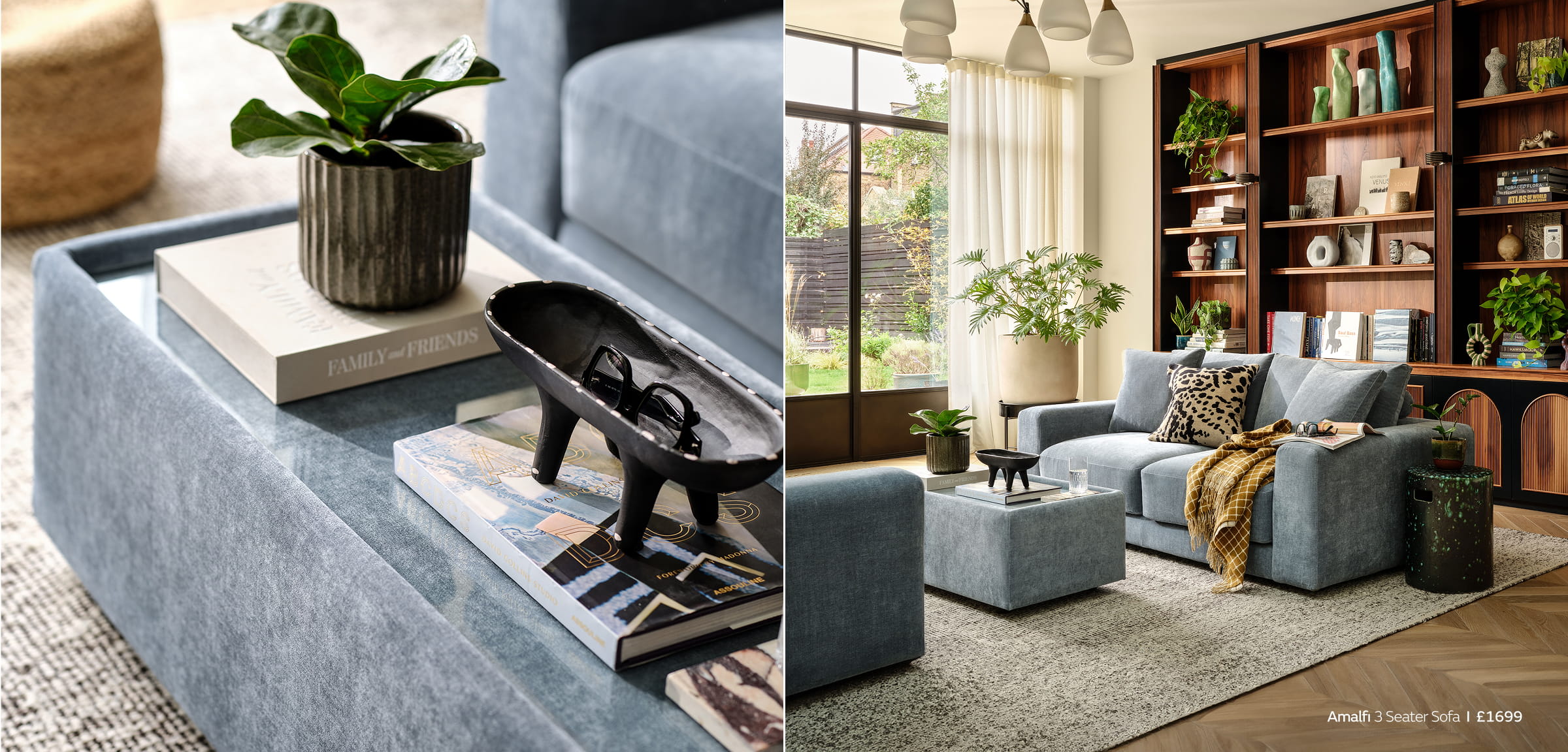 Amalfi 3 Seater Sofa  I  £1699