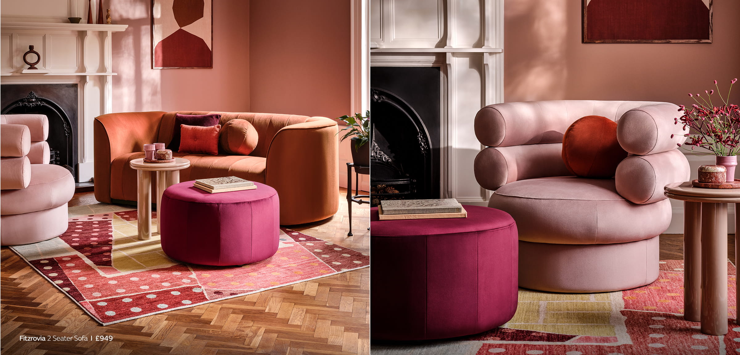 Fitzrovia 2 Seater Sofa I £949