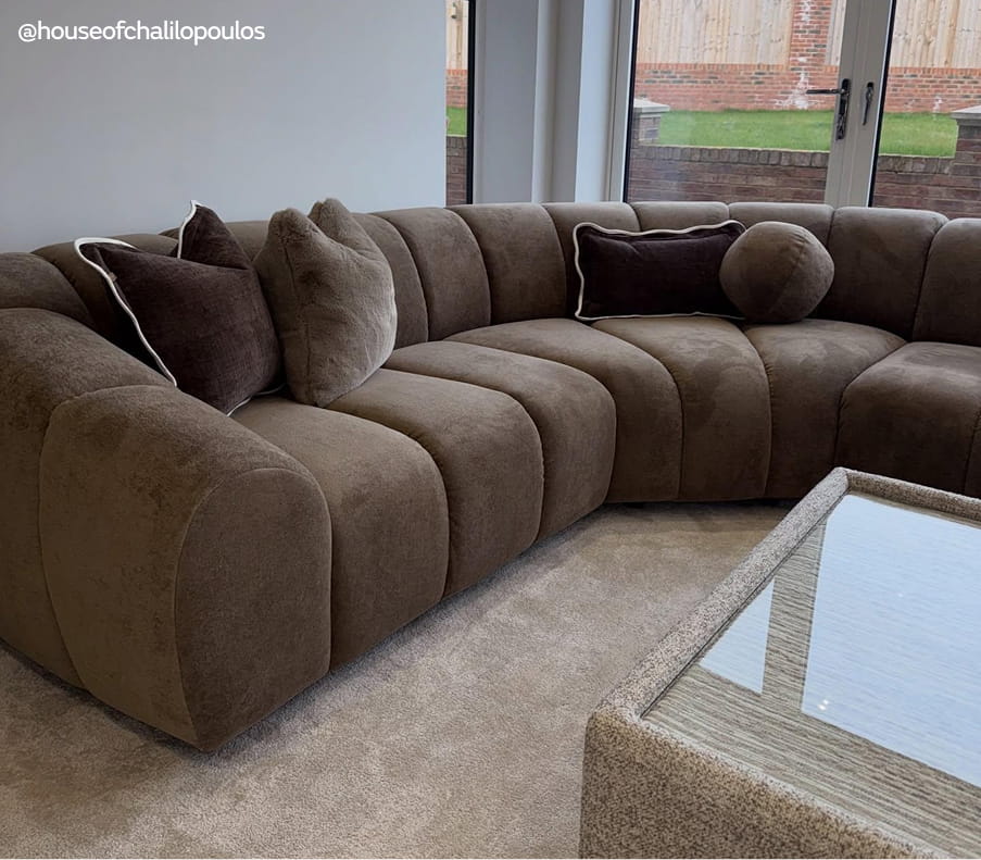 Invest in a staple brown sofa