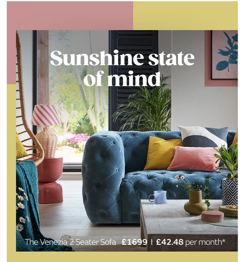 Spring sofa trends - Sunshine state of mind