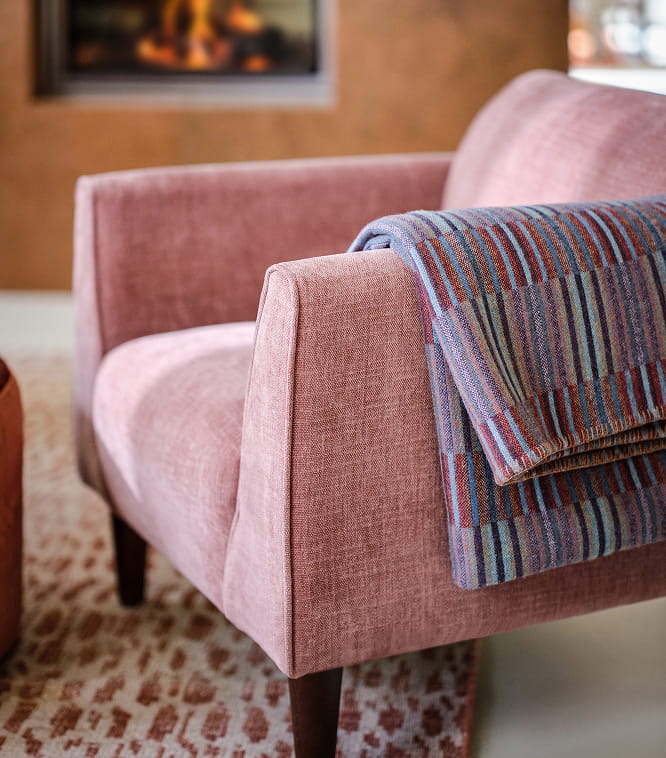 Start small with a smattering of pink accessories