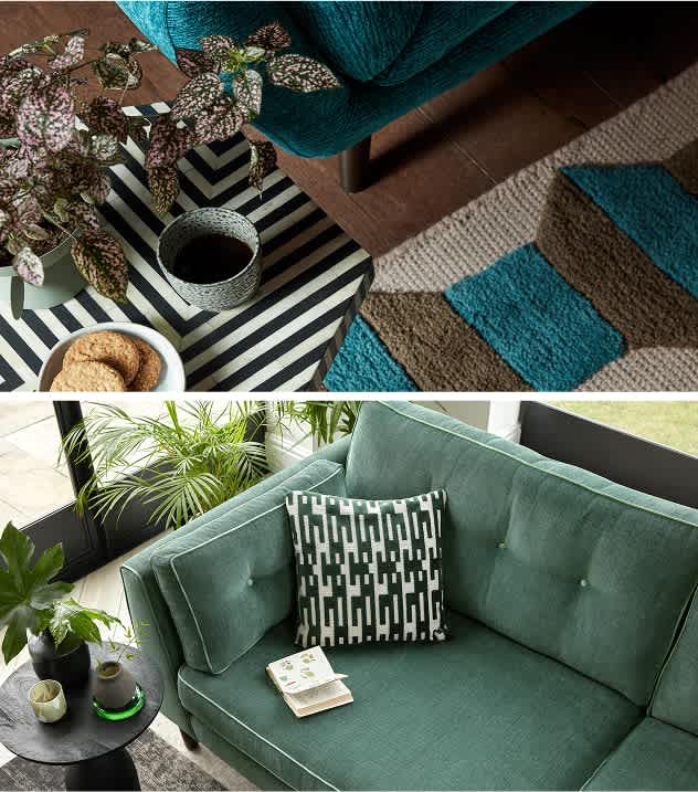 Finish with floral or geometric patterns