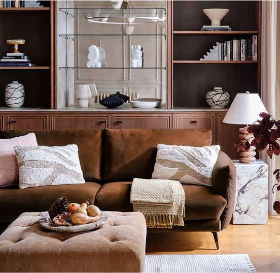 Choose furniture with slim silhouettes