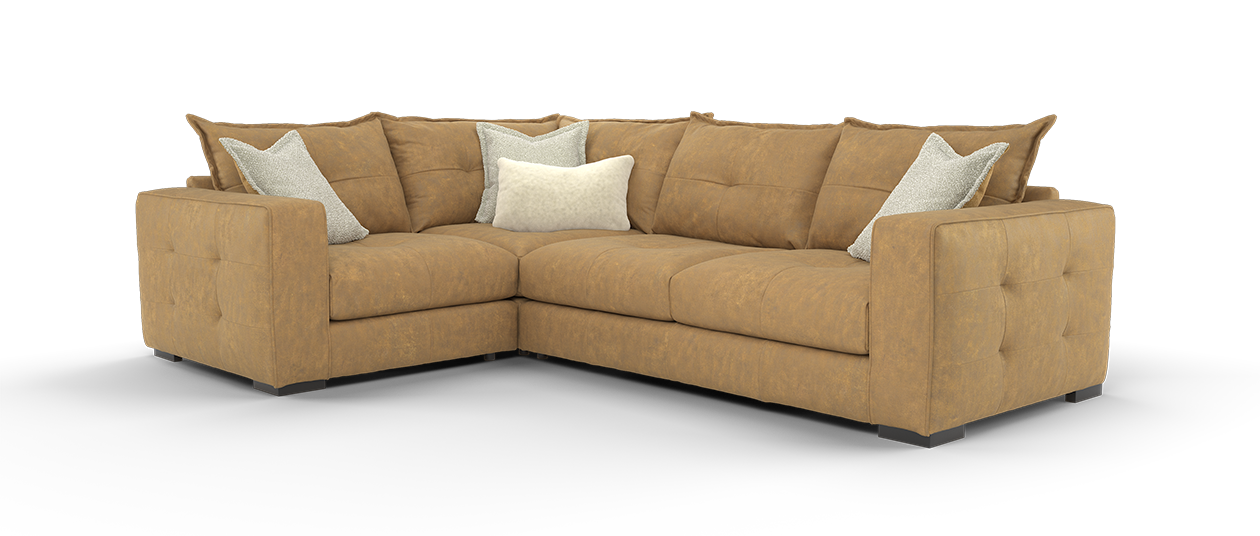 Artisan beige sofa on sale & loveseat