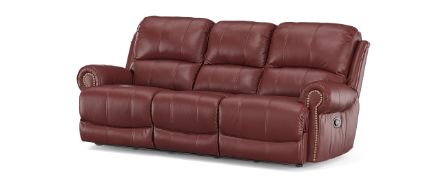 Heritage Sofology Heritage Sofology, Cranberry Leather Sofa