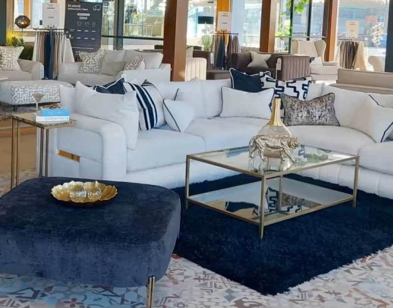 Sofology store with hourglass sofa range