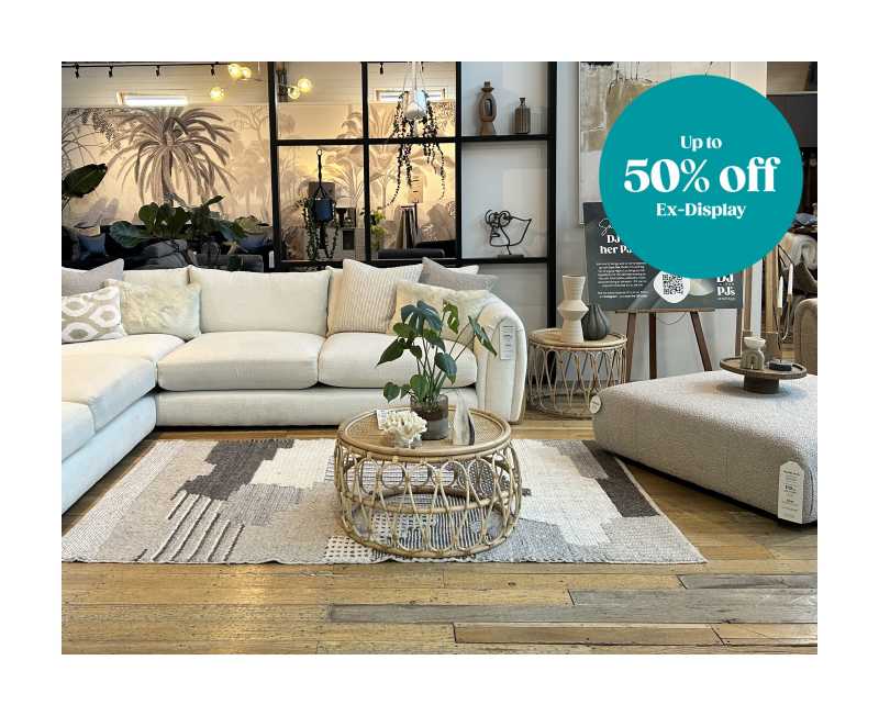 Sofology store with hourglass sofa range